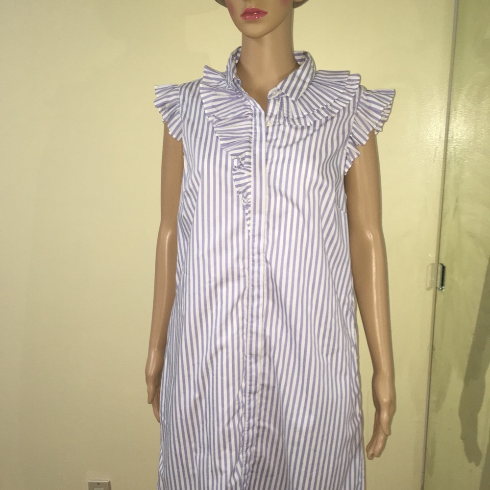 Banana republic cut out tops striped vintage dress